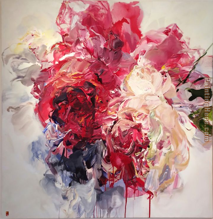 Bobbie Burgers impasto flower 2017